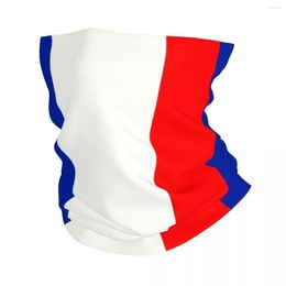 Bandanas French Flag France Bandana Neck Gaiter Windproof Face Scarf Cover Women Men Headwear Tube Balaclava