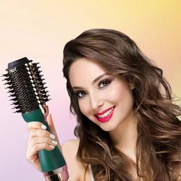 Multifunctional Hair Straightener and Curler with Hot Air Brush Styler for Women - Volumize and Style Your Hair in One Easy Step