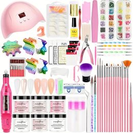 Complete Acrylic Nail Art Kit - All You Need Professional Manicures At Home!