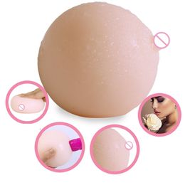 Breast Form 1211cm Soft Big Ball Men Toys Portable 3D Female Mould Rubber Massager Nipple Touch Male Masturbation Adult With Box 230811