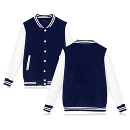 Boys' clothing letter-printed color block varsity baseball jacket Bomber vintage jacket