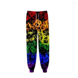 Men's Pants Autumn Series Casual Fire Printing Fresh Sports Skeleton 3D Hip Hop Street