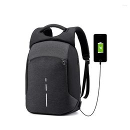 Backpack Waterproof Laptop 15.6 16 17 Inch Men Usb Charging For Male Casual Business Travel Bags