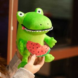 Stuffed Plush Animals 23cm Watermelon Crocodile Plush Doll Toy Cartoon Stuffed Animals Creative Soft Kids Toys for Girls Home Decor