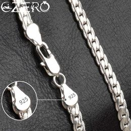 Pendant Necklaces 20-60cm 925 sterling Silver luxury brand design noble Necklace Chain For Woman Men Fashion Wedding Engagement Jewelry