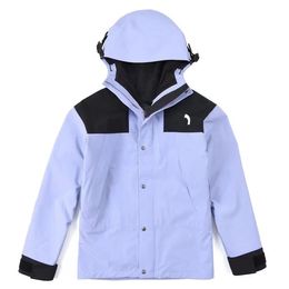 Men's Designer Fashion jackets for women Spring Autumn outdoor sport Windproof and waterproof Hooded jacket 07