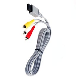 1.8m 6ft 3 RCA Cable for Nintendo Wii Controller Console Audio Video AV Cable Composite Cord