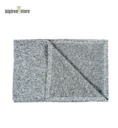 Sublimation Grey blank blanket Gift Heat transfer printing shower wrap sofa sleeping throw blankets 127*152cm Fast