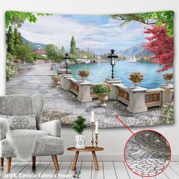Tapestries Customizable Bohemian Tapestry Mandala Aesthetic Home Decor Beautiful Nature Forest Large Printed Wall Tapestry Wall Hanging