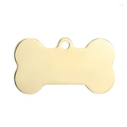 Dog Apparel Personalized Pet Tags Shiny Steel Free Engraving Kitten Puppy Anti-lost Collars Tag For Cat Nameplate Accessoires