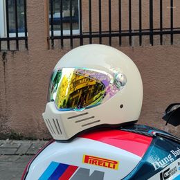 Motorcycle Helmets ORZ-728 Retro ABS Light Cruiser Full Coverage Helmet For Men And Women DOT Approved