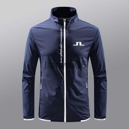 Men's Jackets 2023 New Summer J Lindeberg Golf Jacket Men Outdoor Sports Golf Suit Windbreaker Lightweight Breathable Zipper Fishing Jacket J230811