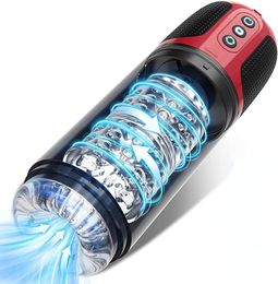 Masturbators Automatic Male Masturbation Cup Fully Waterproof With Rotating Vacuum Suction Modes Real Vagina Adult Sex Toys For Men UNIMAT 230811