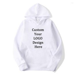 Women's Hoodies Man Women Casual Print Pullover Male Fashion Letter Hooded Sweatshirt Couple Trend Street Tops Custom Your Logo