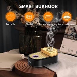 Novelty Items Portable Smart Incense Bakhoor USB Aroma Diffuser Electric Arabic Home Decoration 230810