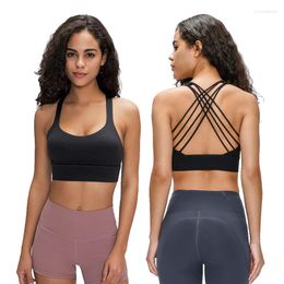 Yoga Outfit Women Free To Be Longline Bra Top Naked Feeling Fitness Gym Sport Crop Suit Female Wild Light Support Sportswear A/B Cup