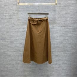 Skirts Spring And Summer Swing Broken Bone Pressure Line Long Half Skirt A Very Design Version Type Is Good