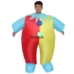 Halloween Party Funny Clown Inflatable Costume Wholesale Cosplay Funny Clown Inflatable Clothing