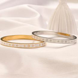 20Style Luxury Designer Mens Bangle Women Bracelet Brand Letter Jewellery Elegant Bracelets Accessory High Quality Anniversary Gift 18K Gold Plated