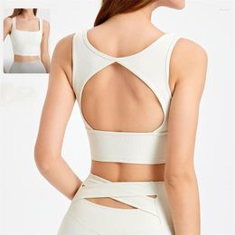 Yoga Outfit Women Non-removable Bra Sexy Shockproof Workout Clothing Quick Dry Running Fitness Wear For Lady