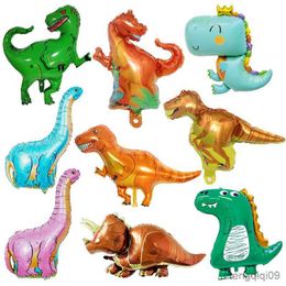 Decoration Large Dinosaur Foil Balloons Jungle Animal Dinosaur Birthday Decorations Boy Dinosaur Birthday Balloons Decor R230811