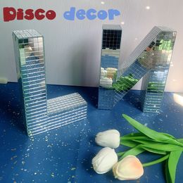 Decorative Objects Figurines Letter Decor Home Decoration Disco Ball DIY Home Bar Party Accessories For Home Number Decor Wedding Decoration Bedroom Decor 230810