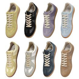 Sıradan Ayakkabı Misons Margiela Replication Spor Sneaker Loafer Deri Kadın Vintage Run Mens Tasarımcı Eğitmeni Moda Köpük Runner Beyaz Ayakkabı Tenis Basketbol Açık S