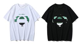 Brand Mens T-shirts cotton Loose Shark Monkey breathable High Street Trend T-shirt Cartoon lettering printed couple short sleeves M-3XL Bathing Tees Tops Clothing