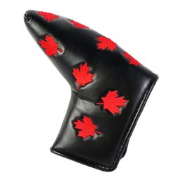 Other Golf Products Thick Lining Golf Putter Headcover Synthetic Leather Golf Club Blade Putter 230811