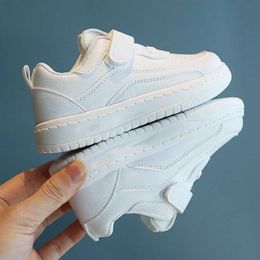 Sneakers Children Leather White Shoes Baby Girls Kids Boys School Casual Shoes Outdoor Sports Gym Games Running Sneakers R230810