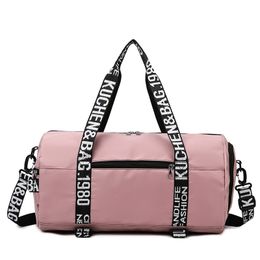 Couple's versatile fitness Duffel Bags fashionable outdoor travel bag large capacity portable diagonal cross bag single shoulder handbag