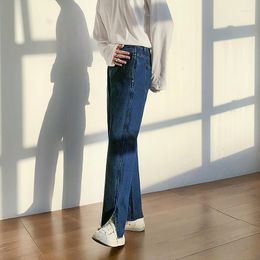 Men's Jeans 2023 Stretch Loose Casual Fashion Cotton Straight Denim Pants Korean Trousers Male Brand Cloth D28