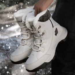 Boots winter snow boots super warm men's boots high quality safety boots sneakers outdoor men's hiking boots work shoes 230811