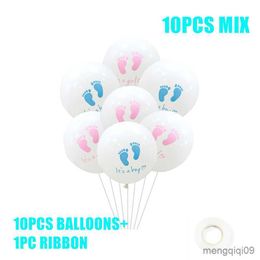 Decoration Baby Shower Boy or Girl Balloons Gender Reveal Decorations Baby Boy Shower Decor R230811