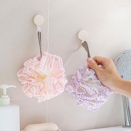 Bath Accessory Set Ball Sponge Mesh Shower Soft Breathable Thickened Reusable With Hanging Rope Home Bathroom Accessories