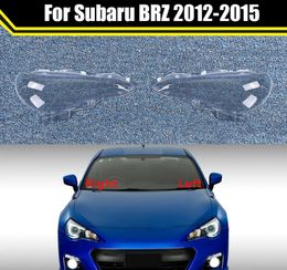 Car Headlight Cover For Subaru BRZ 2012-2015 Transparent Lampshade Lampcover Headlamp Shell Mask Lens Caps Glass Head Light Case