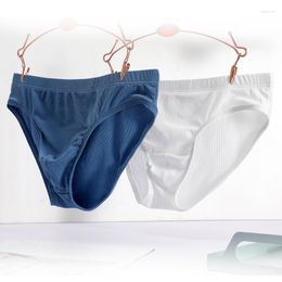 Underpants Boys Ice Silk Briefs Youth U Convex Pouch Panties Soft Sexy High Elastic Underwear Summer Thin Comfortable Breathable Best quality