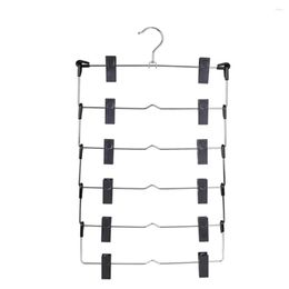 Hangers Metal Folding Multi-functional Multi-layer Pants Clip Space Storage Consolidation Hanging Skirt Hanger Rack