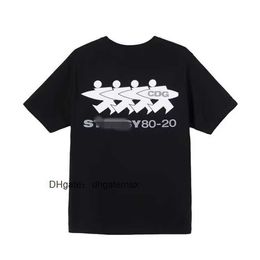 SY men t shirt designer t shirts women clothing graphic tees Pattern tee clothing high street cotton Hip Hop Simple Letters Retro Print Loose dice T02T