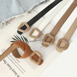 Belts Snap Buckle Fashion Design Alloy Irregular Geometric Belt Adjustable Waistband Women Waist Corset