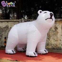 wholesale Hot Sales 2.3M Height Advertising Inflatable Animal Polar Bear Cartoon Bear Models For Outdoor Event Party Decoration With Air Blower Toys Sports