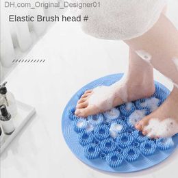 1PC silicone 30 * 30CM shower brush for exfoliating the back of the body body massage brush health massage shower bathroom cleaning tool Z230814