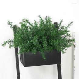 Decorative Flowers Simulated Artificial Plastic Asparagus Rosemary Green Plants Indoor Household Decoration Props