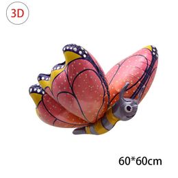 Decoration Insect Butterfly Theme Aluminium Foil Balloon Happy Birthday Children's Gift Valentine's Day Wedding Decor Toys