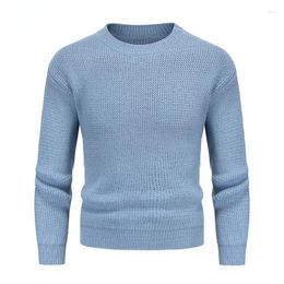 Men's Sweaters Fashion Slim Fit Sweater Simplicity Pullover Long Sleeve Round Neck Lightweight Autumn Winter Knitting Tops