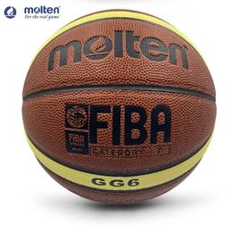 Balls Molten BG4500 BG5000 GG7X Series Composite Basketball FIBA Approved BG4500 Size 7 Size 6 Size 5 Outdoor Indoor Basketball Men 230811