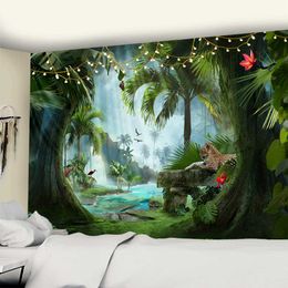 Tapestries Big Nature Forest Tapestry Wall Decoration Wall Hanging Decor Art Hippie Tapestry Home Decor