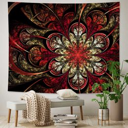 Tapestries Luxury Church Pattern Home Art Tapestry Background Wall Bed Sheet Sofa Blanket Can Be Customised