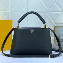 Fashion leather grain handbag Solid Colour large capacity shoulder bag Multi function wallet card bag mobile phone bag crossbody bag #56409