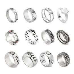 Designer Love Ring Classic Branded Band For Men Women Luxury Jewellery Top Quality Letters Birds 925 Silver Fashion Ring